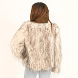 Peacock Fur Jacket