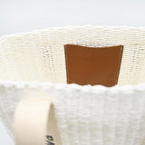 Santorini Square Tote - White