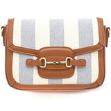 Bahamas Crossbody Bag - Blue Stripe