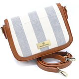 Bahamas Crossbody Bag - Blue Stripe