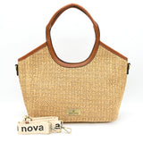 Charlotte Raffia Tote