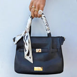 Scarf Tote - Black