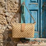 Woven Raffia Shoulder Bag