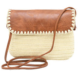 Raffia Cream Shoulder Bag