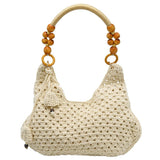Beaded Crochet Cream