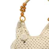 Beaded Crochet Cream