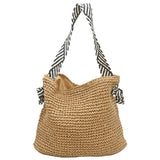 Raffia Stripe Tote