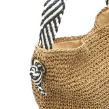 Raffia Stripe Tote