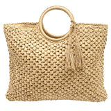 Chrissy Raffia Handbag Natural