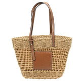 Coconut Patch Raffia Tote
