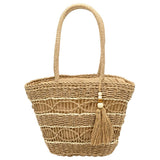 Nicole Raffia Tote