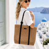All Day Raffia Tote Bag