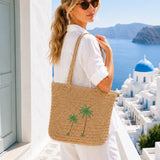 Raffia Palm Tote