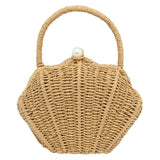 Clamshell Natural Purse
