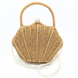 Clamshell Natural Purse