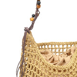 Slouchy Raffia Bag Natural