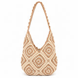 Checkerboard Slouchy Tote