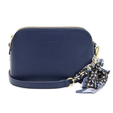 Elkie Navy 3 Compartment Crossbody Bag