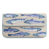 Silver Sardines Beaded Clutch