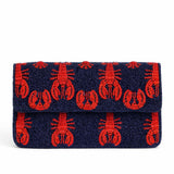 Lobster Beaded Clutch