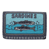 Deep Sea Sardines Beaded Clutch