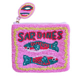 Fuchsia Sardines Pouch
