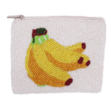 Banana Beaded Pouch