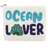 Ocean Lover Beaded Pouch