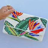 Paradise Beaded Clutch