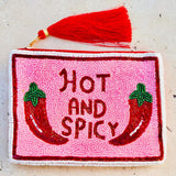Hot and Spicy Beaded Clutch