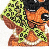 Dogue Beaded Clutch