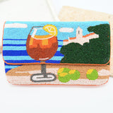 Amalfi Beaded Clutch