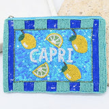 Capri Beaded Pouch