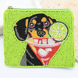 Cosmo Dash Beaded Pouch