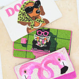 Dogue Beaded Clutch