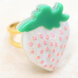 White Strawberry Ring
