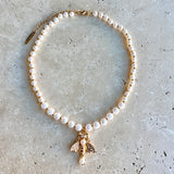 Pearl Bee Necklace