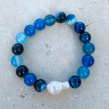 Lottie Stone Bracelet Navy