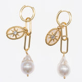 Soraya Pearl Chain Earring