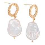 Bailey Pearl Earring Gold