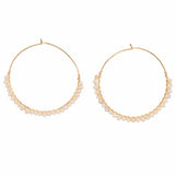 Masha Pearl Hoops