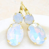 Sienna Opal White Earrings