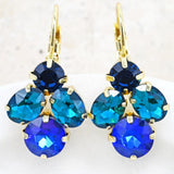 Elodie Dark Blue Earrings