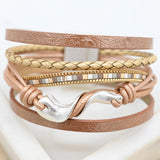 Diana Leather Cuff - Copper