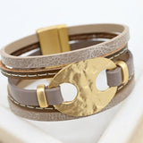 Diana Leather Cuff - Stitch
