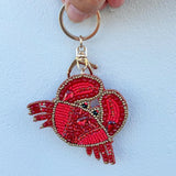 Cutie Crab Beaded Bag Charm