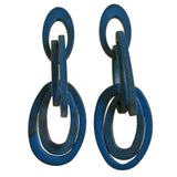 Colleen Blue Acrylic Earrings