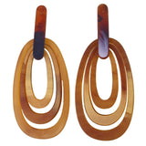Lynne Yellow Acrylic Earring