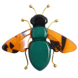 Tortoiseshell Bee Brooch