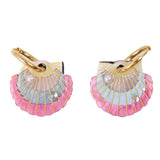 Coloured Shell Earrings